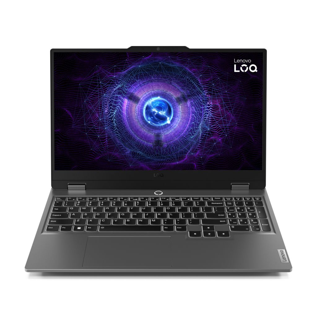 Lenovo LOQ Laptop 39,6 cm (15.6") Full HD Intel® Core™ i5 i5-13450HX 16 GB DDR5-SDRAM 1 TB SSD NVIDIA GeForce RTX 4060 Wi-Fi 6 (802.11ax) Grau