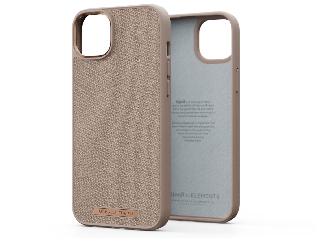 Njord byELEMENTS Just Case - iPhone 14 Plus - Pink Sand
