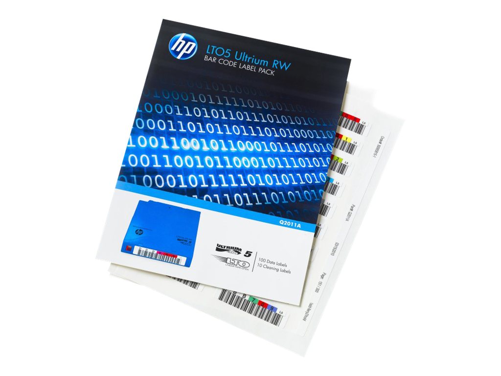 HPE LTO Ultrium 5 RW automation barcode labelled 110er-pack
