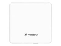 TRANSCEND 8X DVDS-W - Ultra-slim Brenner USB 2.0 extern White - CD-R/RW, DVD±R, DVD±RW, DVD±R DL, DV