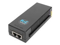 DIGITUS DN-95108 10 Gigabit Ethernet PoE+ Injector 802.3at Power Pins3/6+ 1/2- 30W