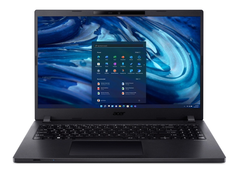Acer TravelMate P2 TMP215-54-514V Laptop 39,6 cm (15.6") Full HD Intel® Core™ i5 i5-1235U 16 GB DDR4-SDRAM 512 GB SSD Wi-Fi 6 (802.11ax) Windows 11 Pro Schwarz