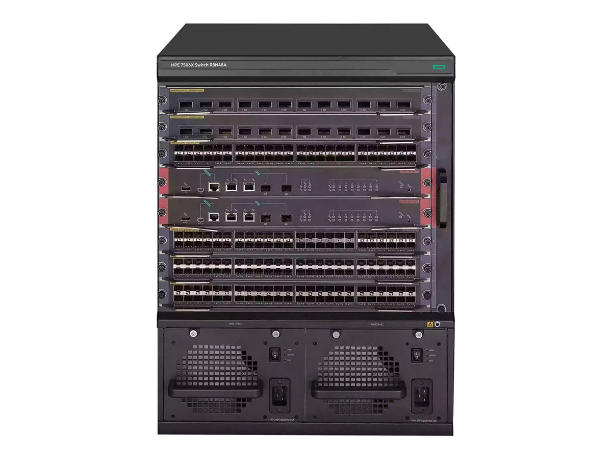 HPE FlexNetwork 7506X PoE Ethernet Switch Chassis