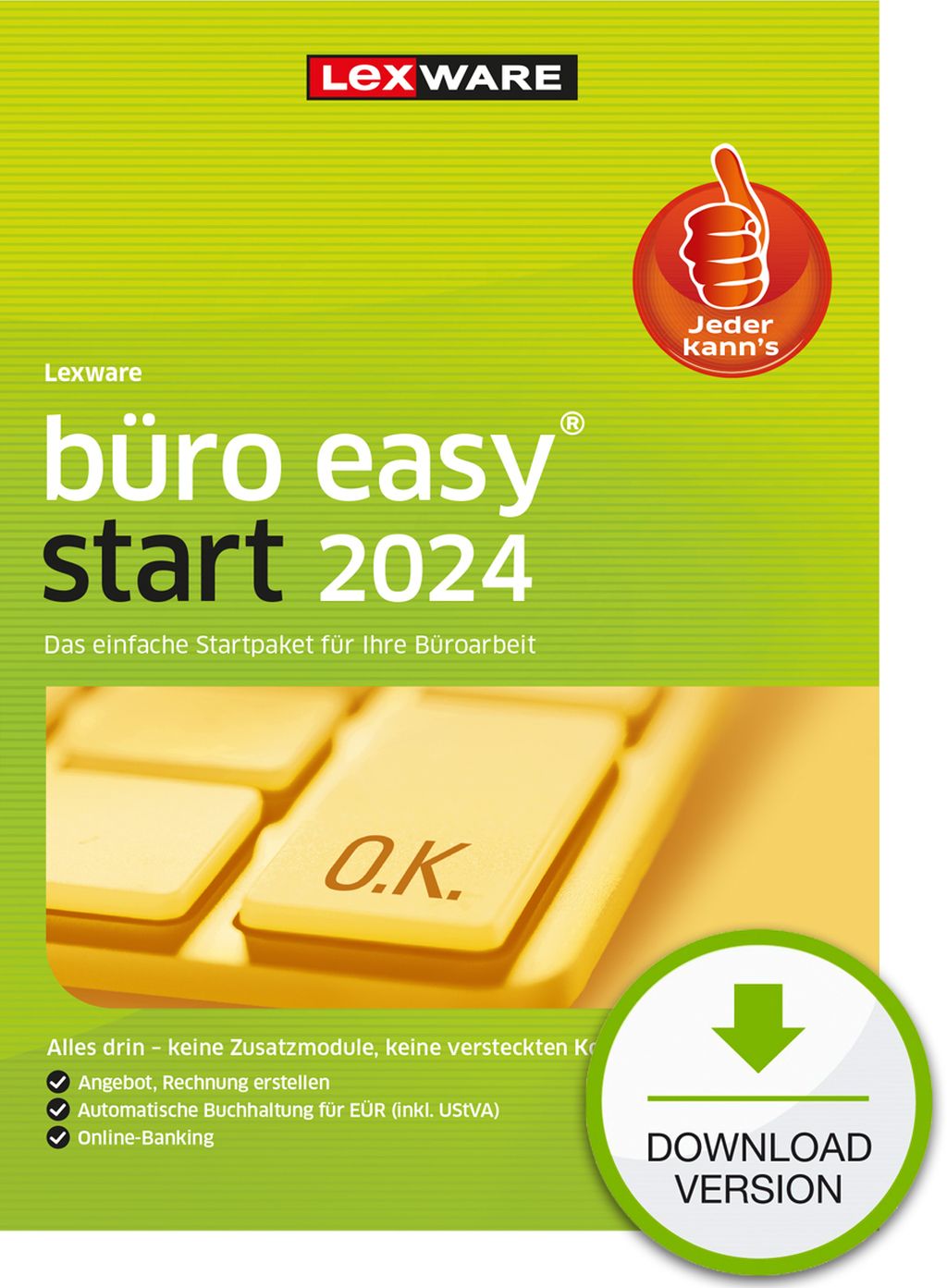 Lexware büro easy start 2024 "unbegrenzte Laufzeit" Download