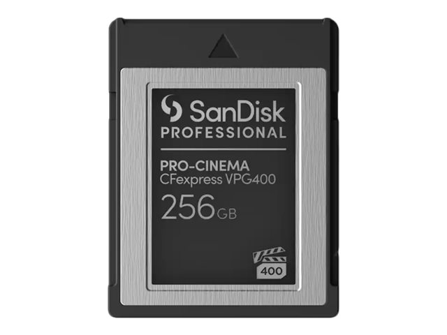 SANDISK Professional PRO-CINEMA 256GB CFexpress VPG400 Type B Card upto 1700MB/s Read 1400MB/s Write