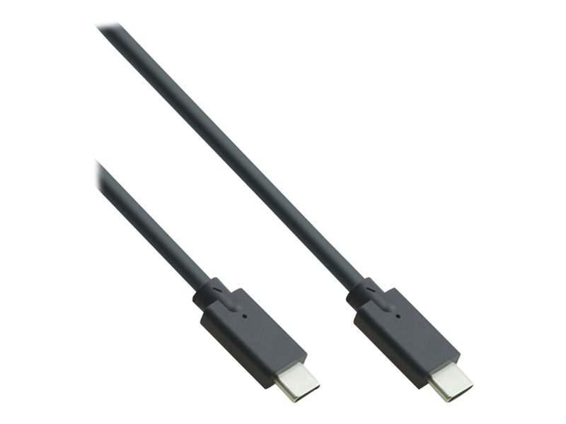 INLINE USB 3.2 Gen.2 Kabel USB Typ-C Stecker Stecker schwarz 2m