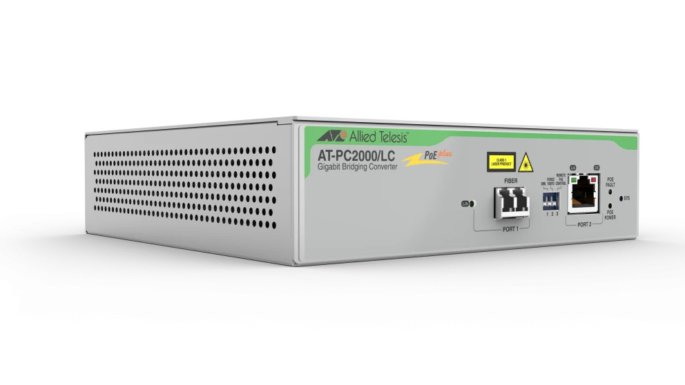 Allied Telesis AT-PC2000/LC-960 Netzwerk Medienkonverter 1000 Mbit/s 850 nm Grau