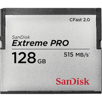 SanDisk SDCFSP-128G-G46D, 128 GB, CFast 2.0, 525 MB/s, 450 MB/s, Schwarz, Silber                    