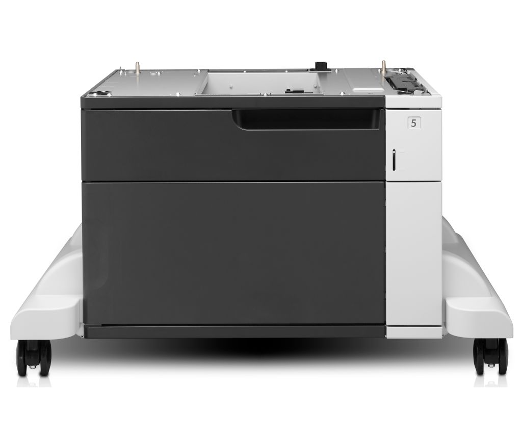 HP LaserJet 1x500-sheet Lader mit Schrank und Unterstand