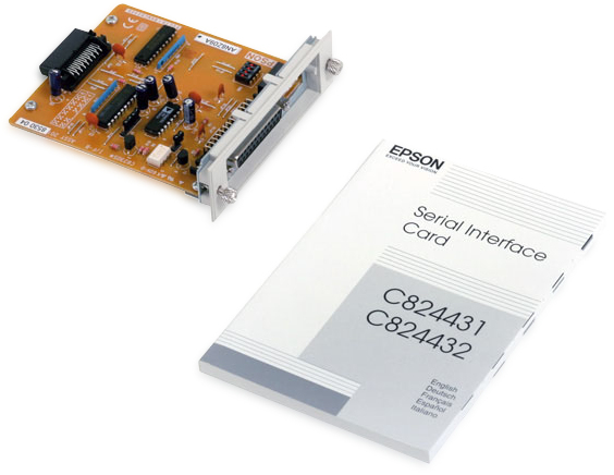 Epson SIDM Serielle Schnittstellenkarte ohne Puffer, Typ B-Einsteckkarte, RS232D/20 mA