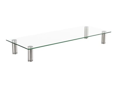 ROLINE Höhenverstellbarer Glas-Monitor-Ständer rechteckig