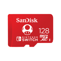 SanDisk SDSQXAO-128G-GNCZN, 128 GB, MicroSDXC, 100 MB/s, 90 MB/s, Class 3 (U3), Rot, Weiß           