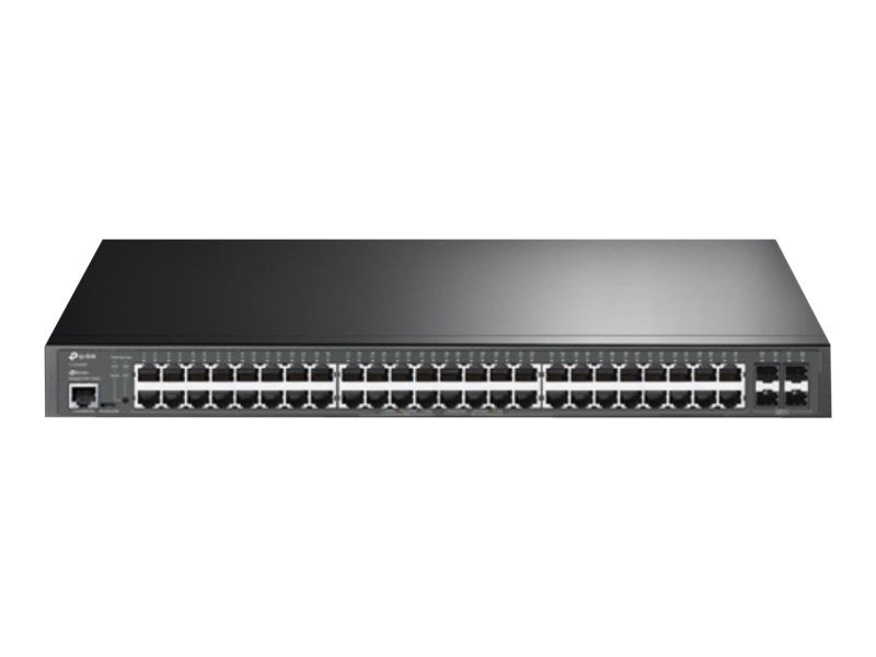 TP-Link Omada SG3452P Netzwerk-Switch Managed L2/L3 Gigabit Ethernet (10/100/1000) Power over Ethernet (PoE) 1U Schwarz
