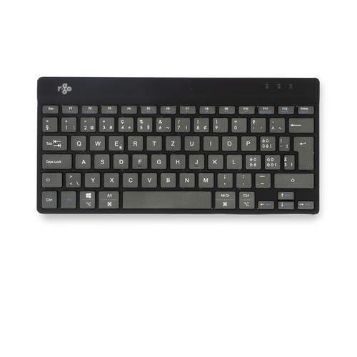 R-Go Tools Compact Break R-Go Tastatur, QWERTZ (CH), Bluetooth, schwarz