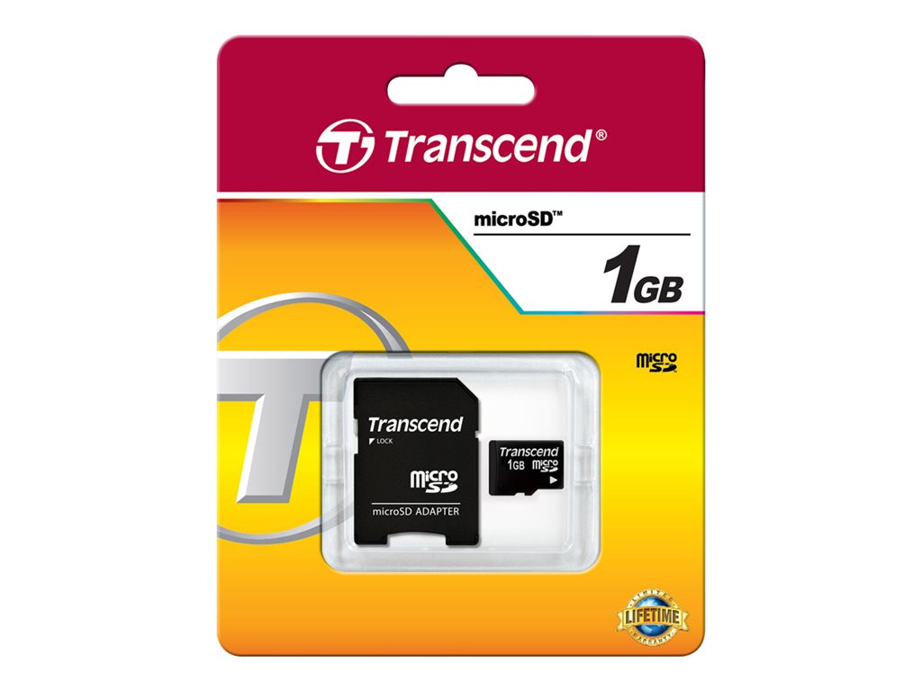 TRANSCEND microSD 1GB inkl. SD Adapter