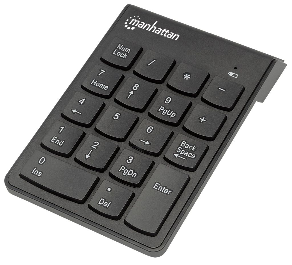 Manhattan 178846 Numerische Tastatur Notebook / PC RF Wireless Schwarz