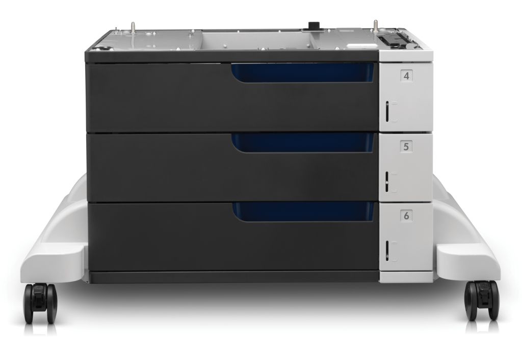 HP LaserJet 3x500-sheet Papierzuführung mit Standfuß