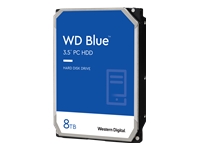 WD Blue 8TB SATA 6Gb/s HDD internal 8,9cm 3,5Zoll serial ATA 128MB cache 5640 RPM RoHS compliant Bul